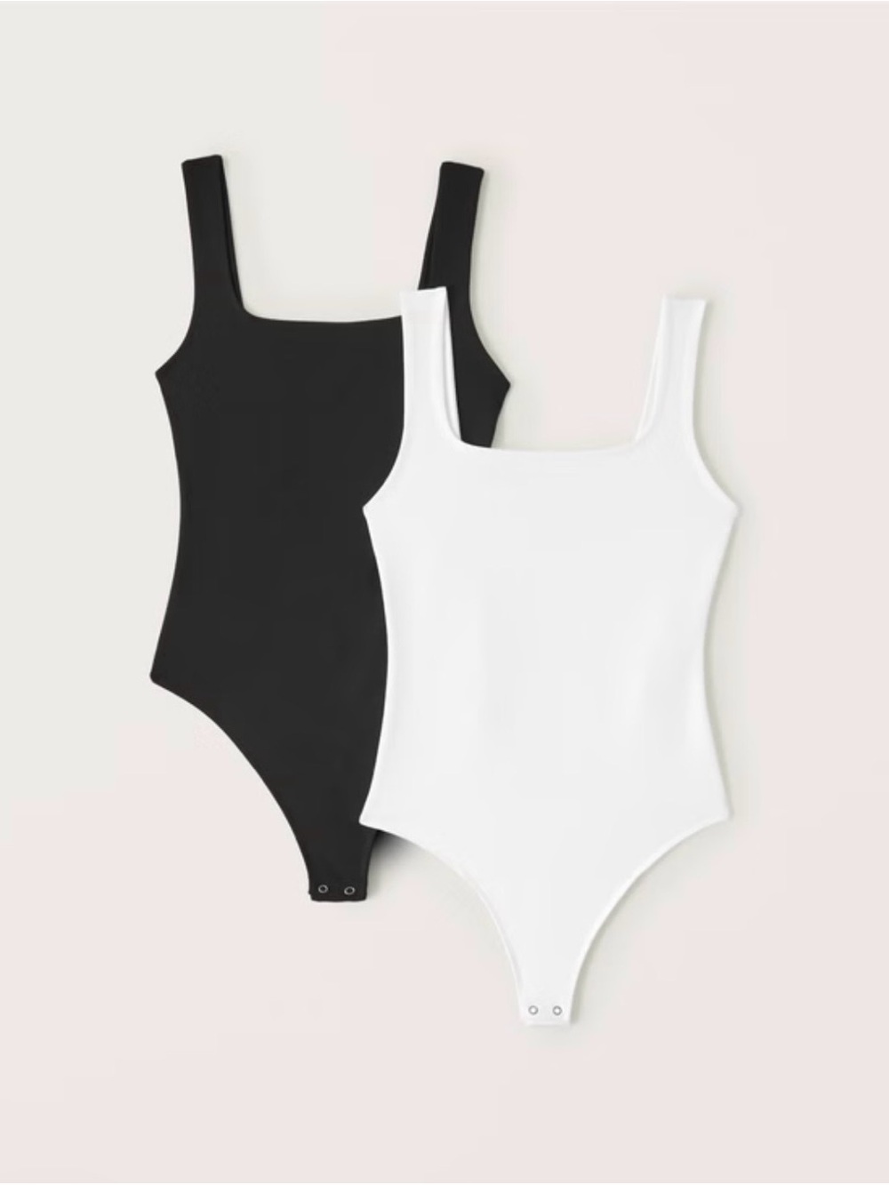 Abercrombie & Fitch Black and White One-Piece Bodysuits